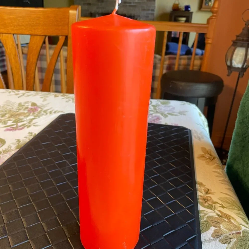 Richland Red Pillar Candle 9